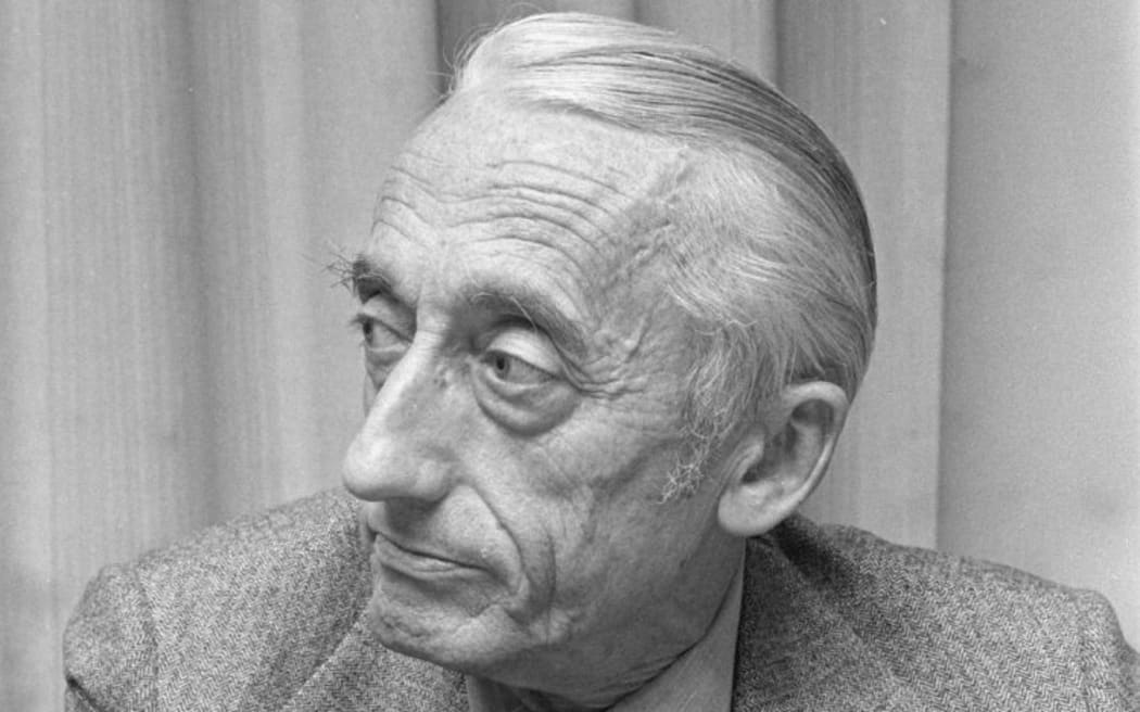 The French oceanographer Jacques Cousteau in 1972