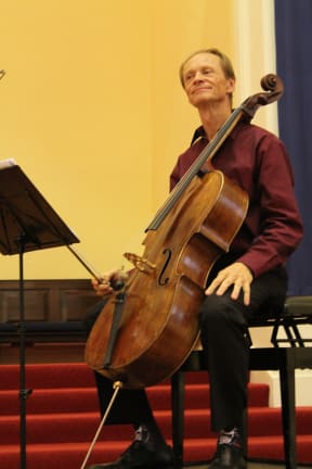 Rolf Gjelsten, Cello, NZSQ performs at China Revisited