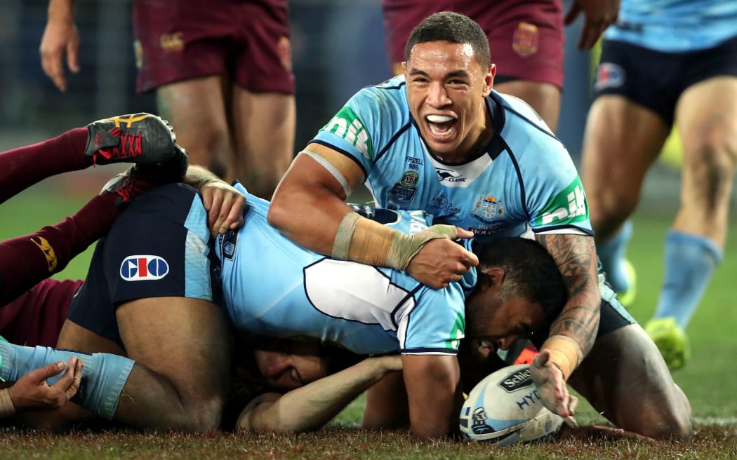 Michael Jennings last gasp try gave the Blues victory.