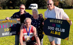 Taranaki dairy farmer and runner Albie Jane