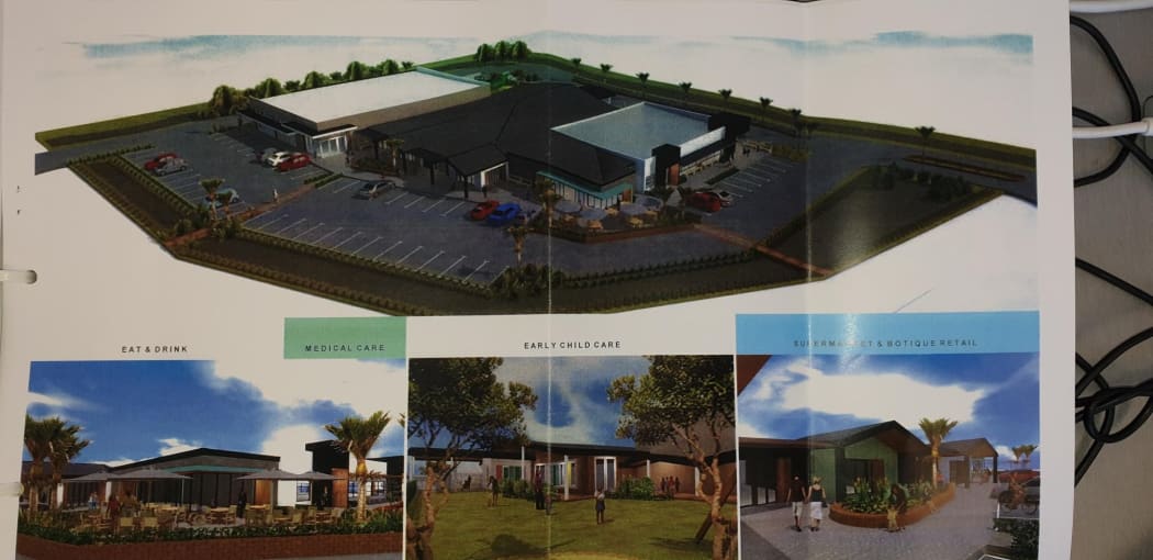 Plans for the proposed shopping centre in Napier.