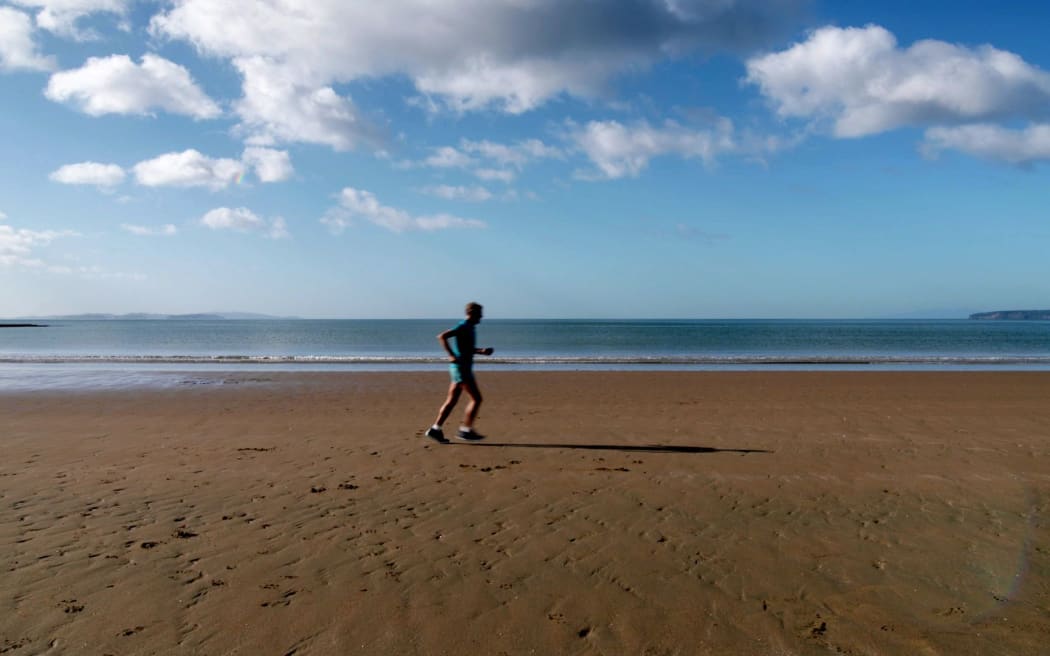 Ray Urbahn out training for his next marathon.