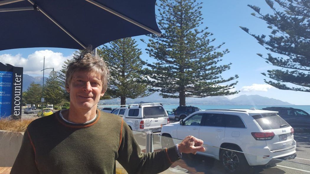 Wayne Shanks owns the Kaikōura surf shop.