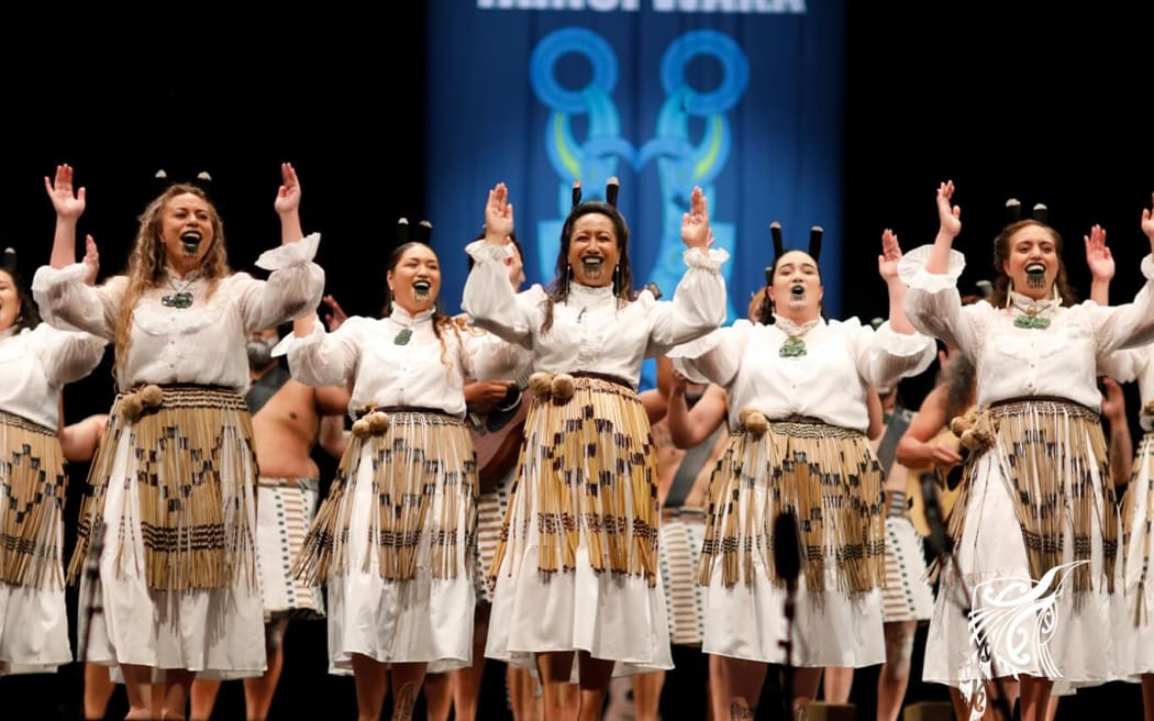 Mōtai Tangata Rau perform at the Tainui Regionals 2024.