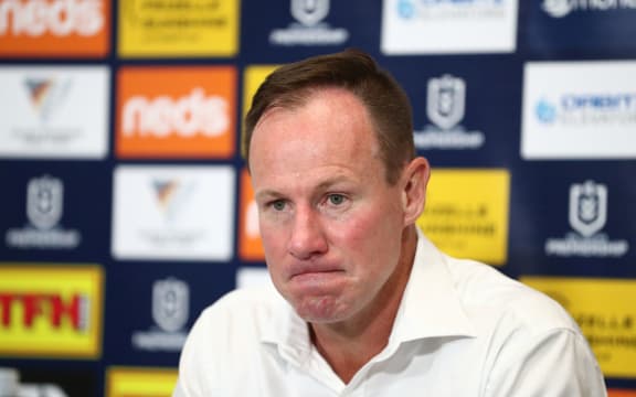 Gold Coast Titans coach Justin Holbrook.