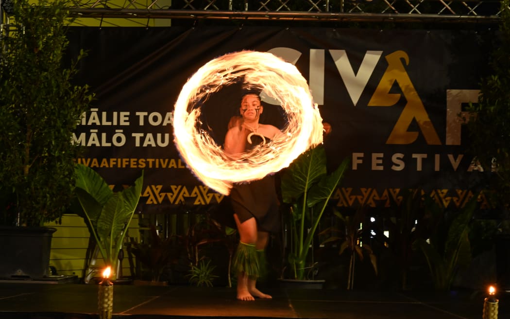Image of fire dancer