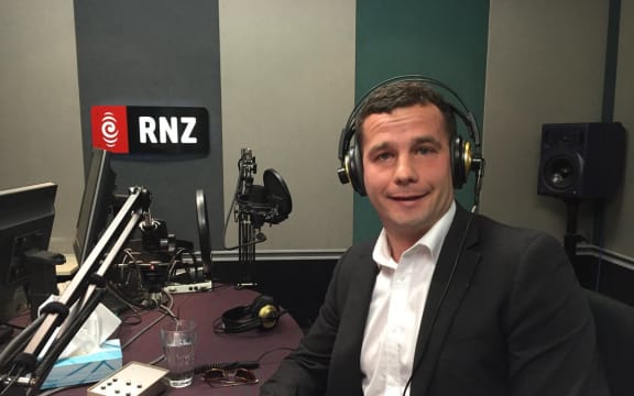 David Seymour in the Auckland studio