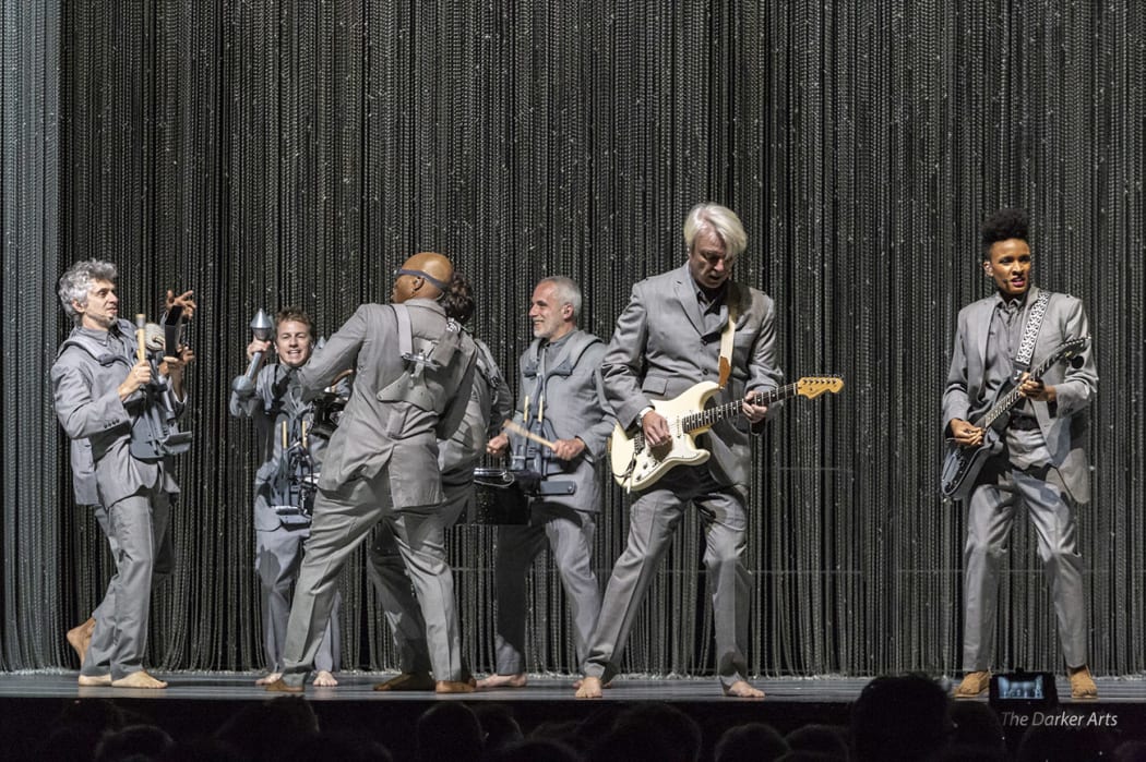 David Byrne and band