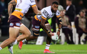 Brisbane Bronco five-eighth Ezra Mam.