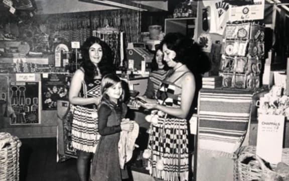 Maia Nuku as a child in London.