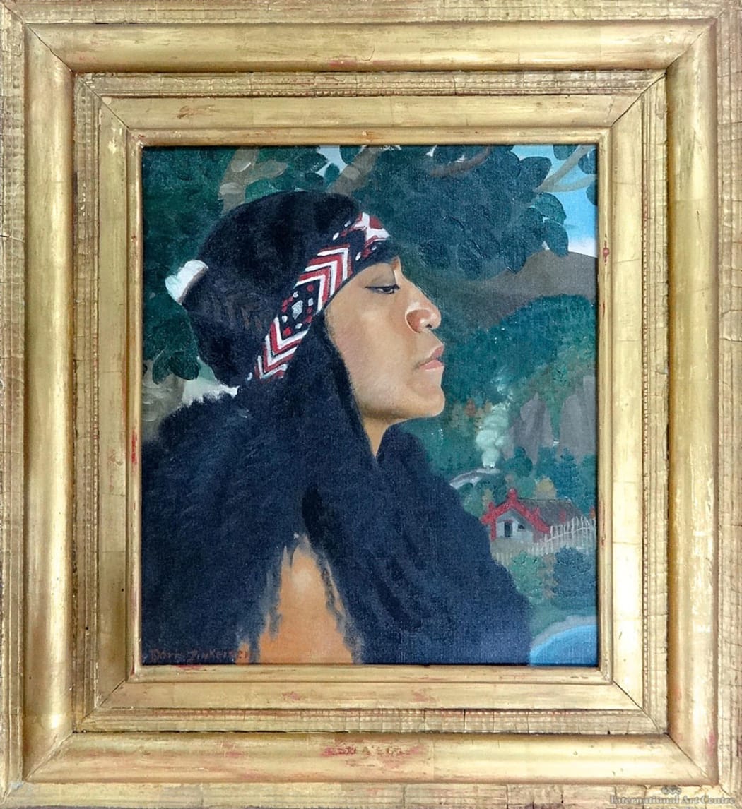 Doris Clare Zinkeisen's A Princess from the Antipodes-Maori Princess of Rotorua