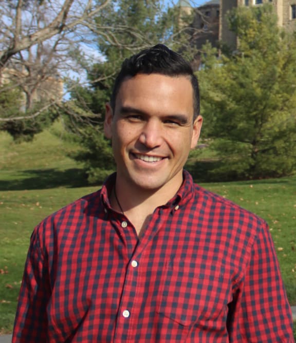 A portrait of Hautahi Kingi.