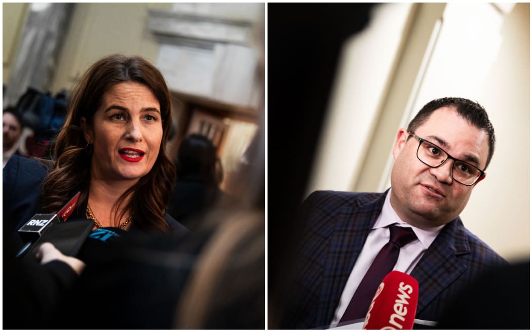 National's Nicola Willis and Labour's Tangi Utikere.