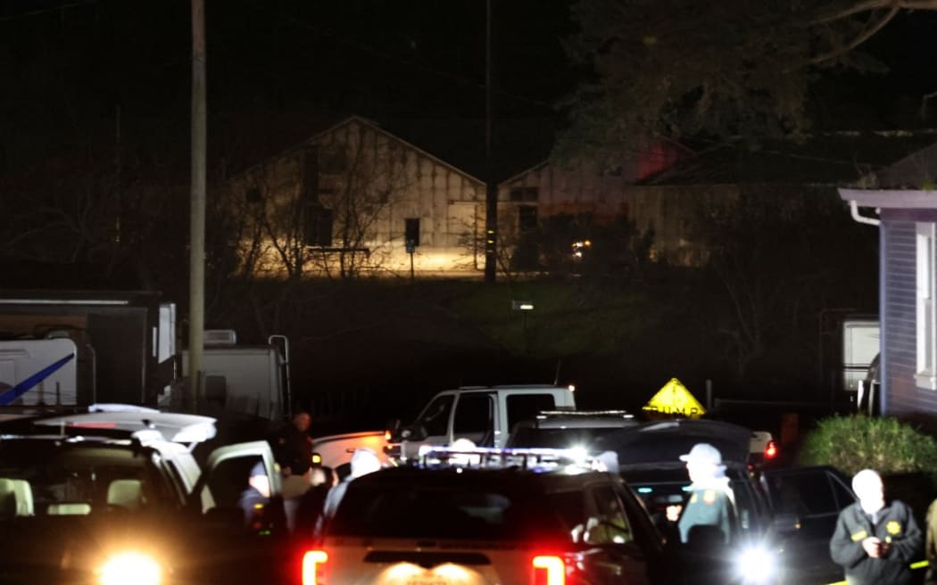 HALF MOON BAY, CALIFORNIA - JANUARY 23: A view of greenhouses at the scene of a shooting on January 23, 2023 in Half Moon Bay, California. Seven people were killed at two separate farm locations that were only a few miles apart in Half Moon Bay on Monday afternoon. The suspect, Chunli Zhao, was taken into custody a few hours later without incident.   Justin Sullivan/Getty Images/AFP (Photo by JUSTIN SULLIVAN / GETTY IMAGES NORTH AMERICA / Getty Images via AFP)