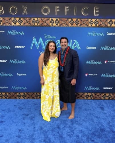 Michael and Braelyn Alisa - photo from @manaolahawaii