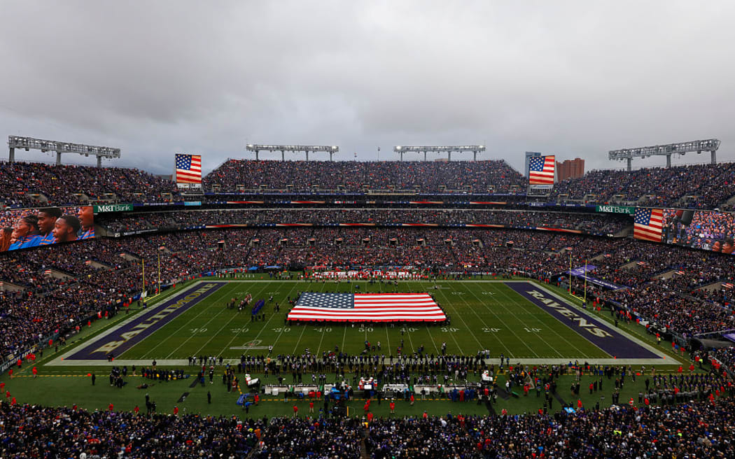 M&T Bank Stadium during the AFC Championship Game between the Baltimore Ravens and the Kansas City Chiefs.