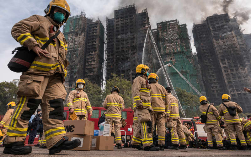 The Hong Kong high-rise fire shows how difficult it is to evacuate in ...
