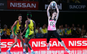 Silver Ferns Bailey Mes at World Fast Five 2018