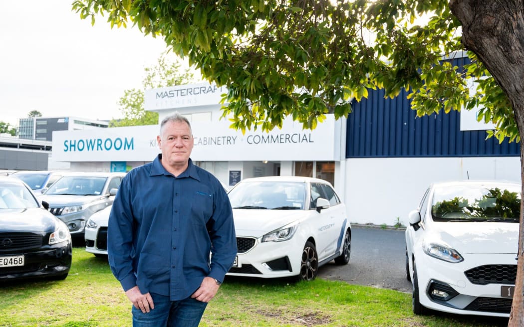 Mastercraft Kitchens managing director Colin Campbell said paid parking in the industrial area of Third Ave and Glasgow St is "ludicrous".