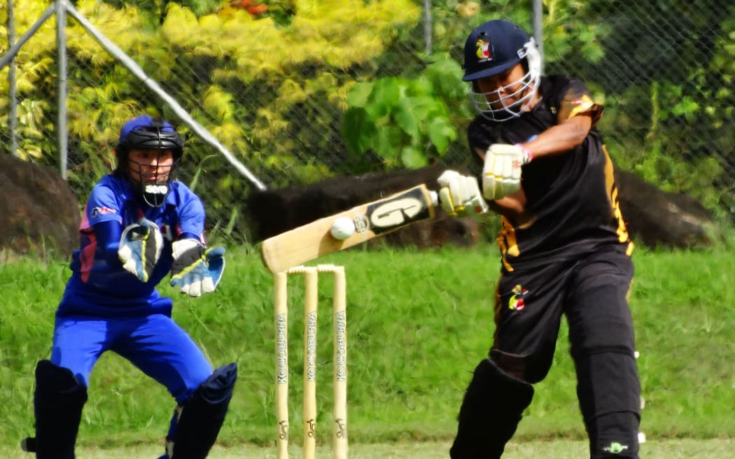 PNG women's cricket captain Pauke Siaka.