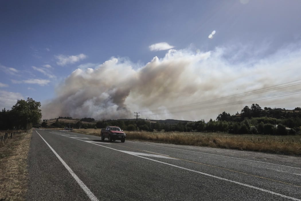 Tasman fire.