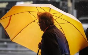 Wet weather in Wellington.
