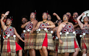 Te Matatini finalist Te Kapa Haka o Kahungunu.