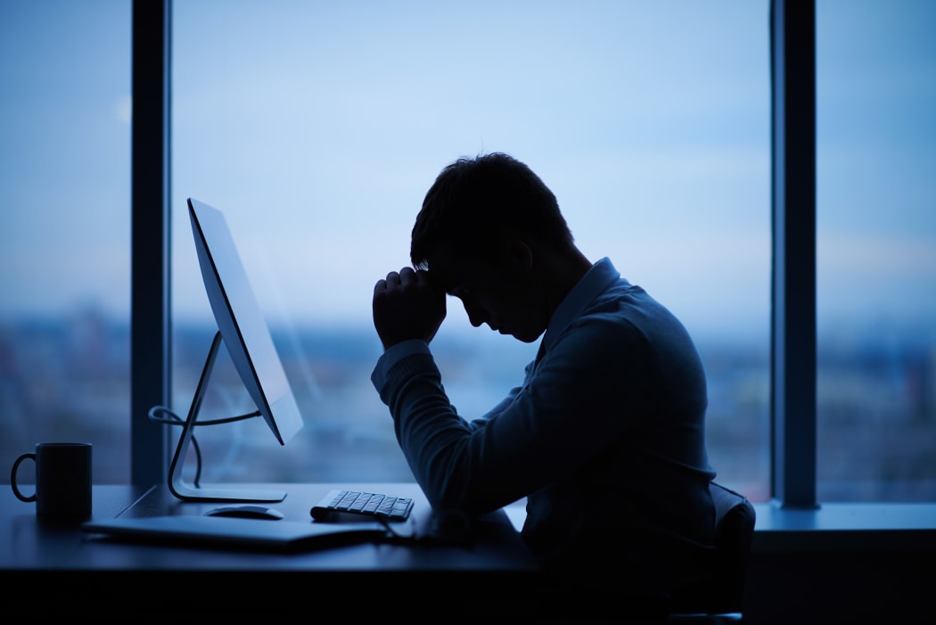 Stressed worker (generic file picture).