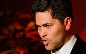 Kawiti Waetford performing in Toiere.