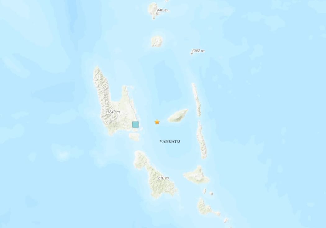 Vanuatu quake centred 35 kilometres from Luganville.