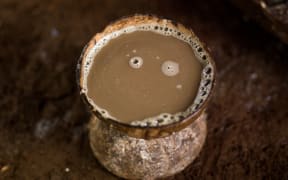 Kava to drink at a traditional ceremony in Sanma Province, Espiritu Santo, Vanuatu.