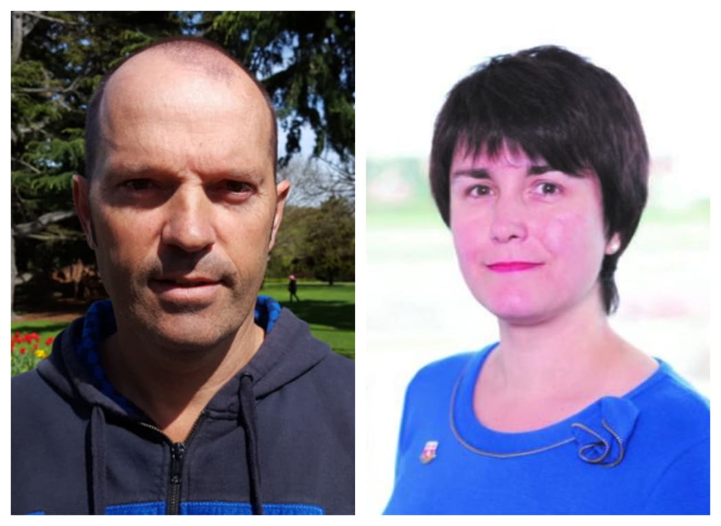 Chch City Councillor Aaron Keown and Dawn Baxendale, council chief executive appointed July 2019