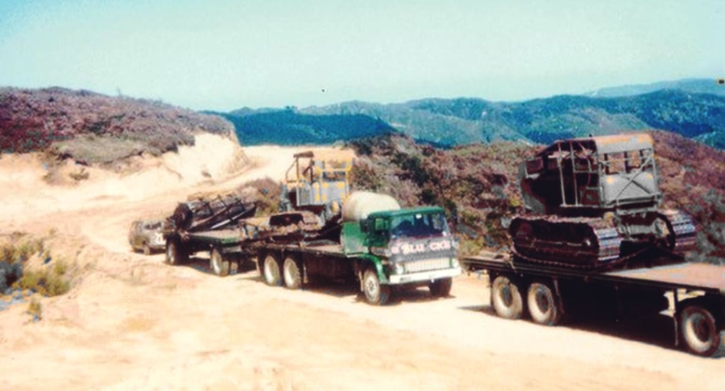 Bluck's Transport vehicles in action.