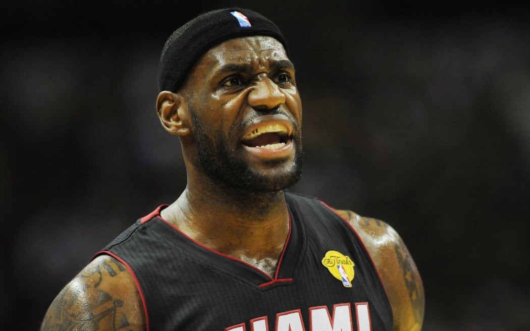 LeBron James during the first quarter in Game 5 of the NBA Finals. June, 2014.