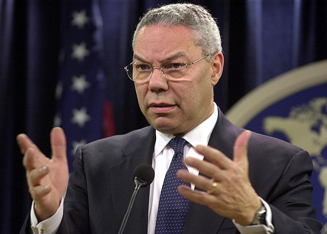 US Secretary of State Colin Powell pictured in December 2001.