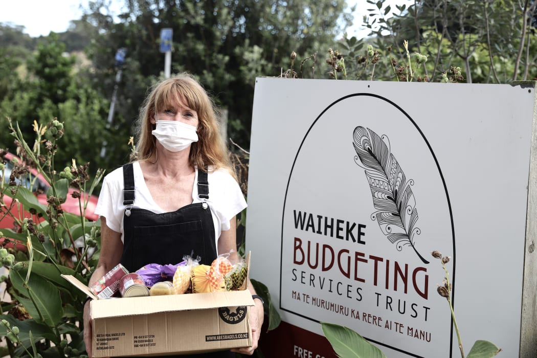 Foodbank and Waiheke Budgeting Services manager Amelia Lawley.