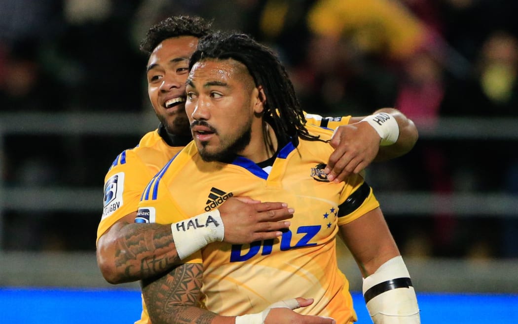 Ma'a Nonu gestured to the heavens after scoring, believed to be in reference to Jerry Collins' passing
