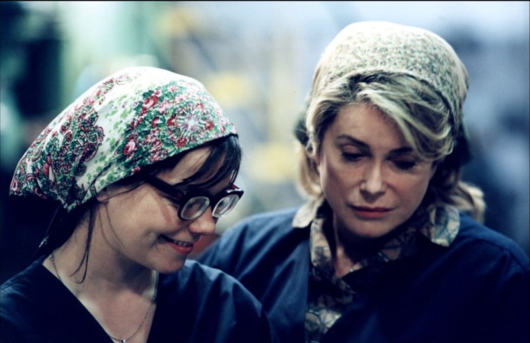 Björk and Catherine Deneuve in von Trier’s Dancer in the Dark (2000).