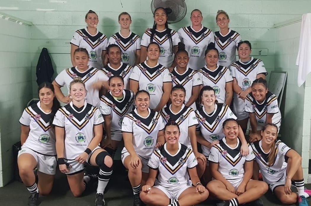 Elsie Albert in her new kit playing for the Brisbane based Souths Logan Magpies rugby league club.