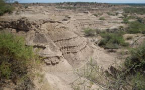 A general view of 'The Omo-Kibish formation' in The Omo National Park, south-western Ethiopia on 14 November, 2018.