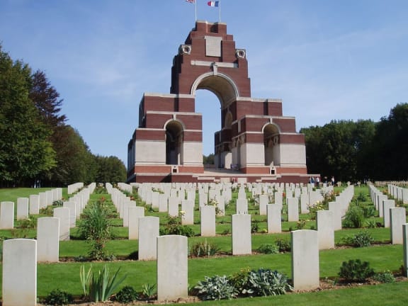 Thiepval Memorial to the 72,246 missing British Empire servicemen of the Somme