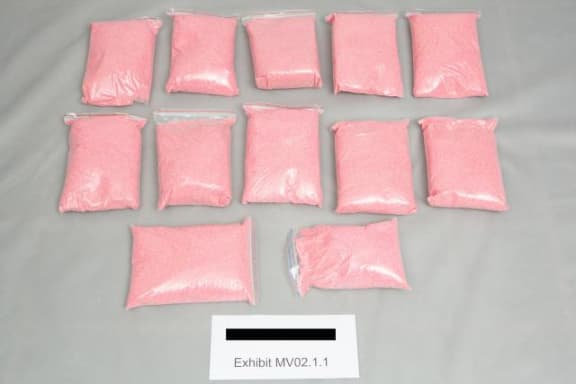 Bags of ContacNT seized during the searches.