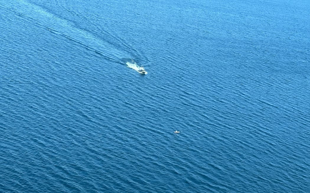 A man in his 60s has been rescued after failing to return from paddleboarding in Lake Taupō on 30 January 2024.