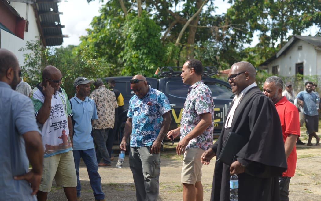 Some of Vanuatu Opposition who had challenged the dissolution of parliament