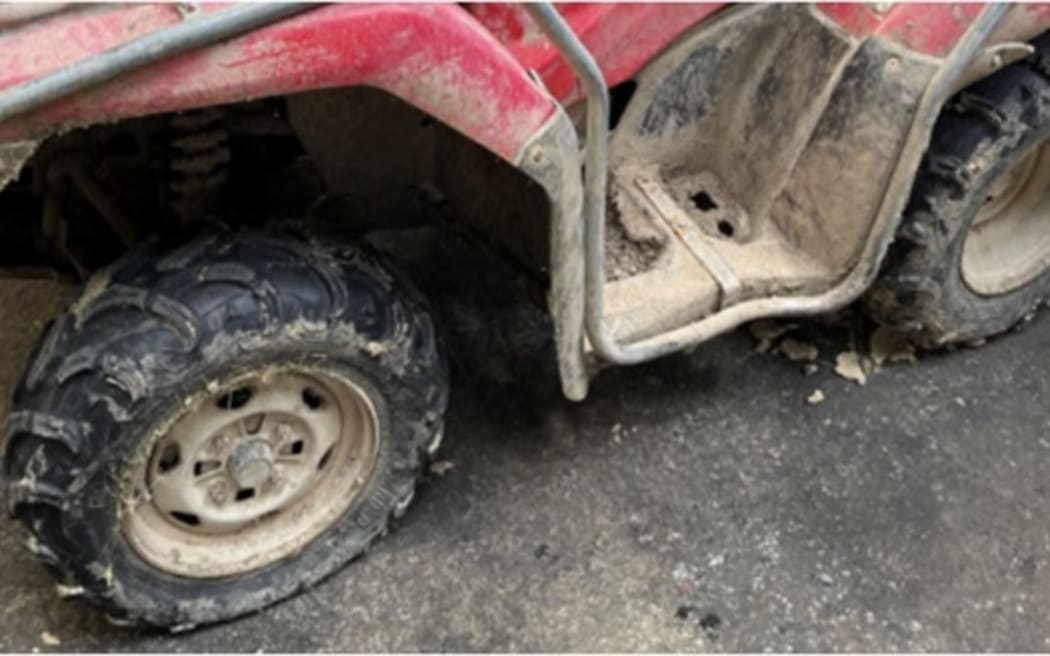 The quad bike was found to worn brakes, uneven tyre pressure and poor suspension.