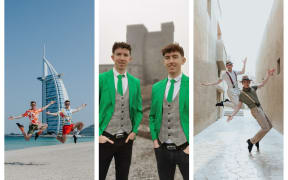 image of the Irish dancing Gardiner brothers