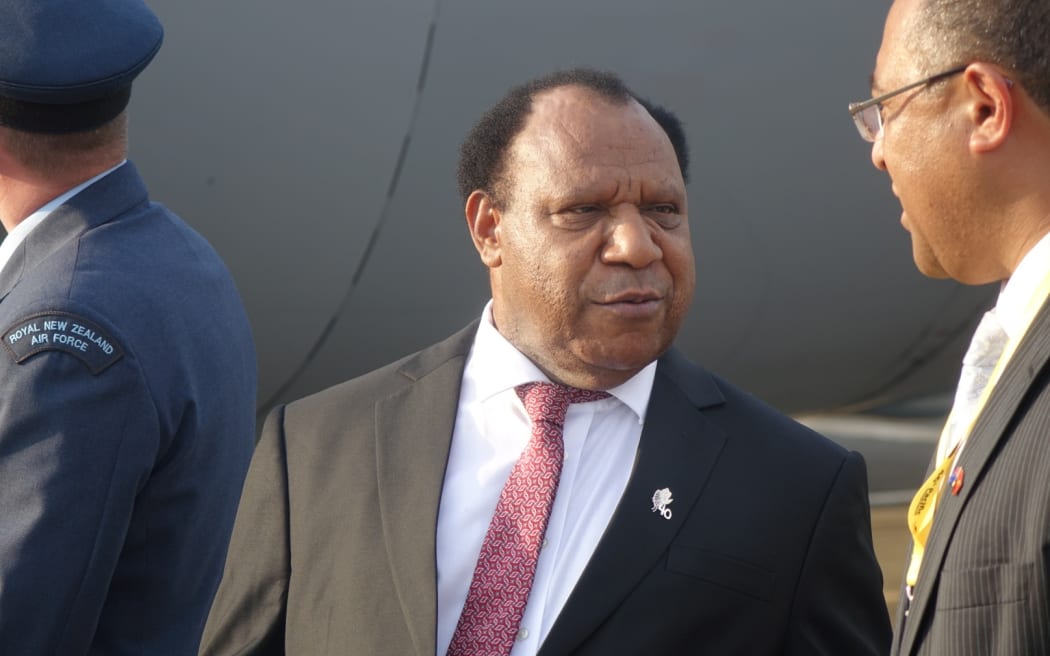 The PNG Foreign Minister Rimbink Pato