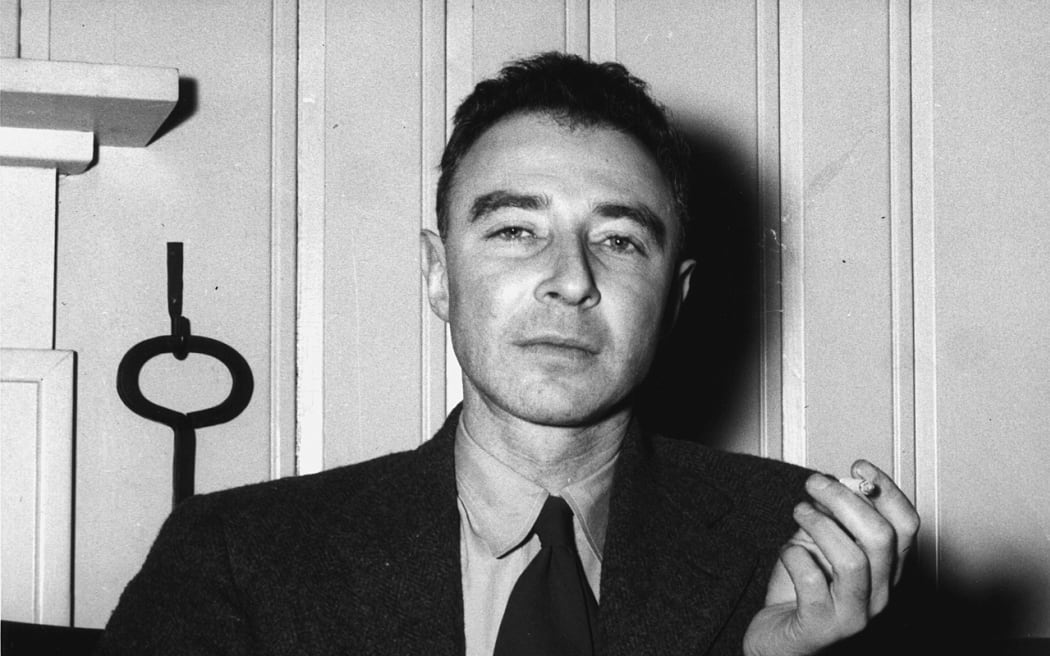J Robert Oppenheimer and his signature cigarette.