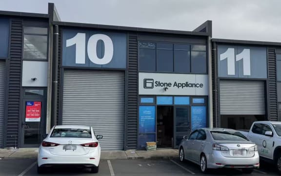 Stone Appliance's store in East Tāmaki. Photo taken on 30 June 2025.