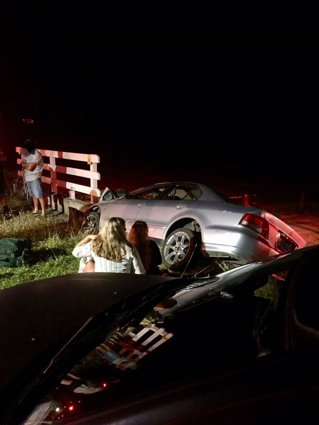 Five teenagers were injured in the crash